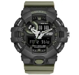 Мужчины смотрят на красный стиль New Sport Watch Brand Quartz 50meters Водонепроницаемые мужские часы 4560075