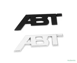 Araba 3D Metal ABT Logo Çıkartma Rozeti VW S Hat RS S3 S4 S5 S6 S8 RS3 RS4 A3 A4 A6 A8 Accessories3922842