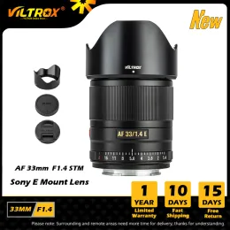 Aksesuarlar Viltrox 33mm F1.4 E Otomatik Odak Lensi APSC APSC Kompakt Sony lens için büyük diyafram lens Emount kamera lens A9 A7RIV A7II A7S A6600