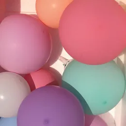 Dekoracja imprezy 5 „10” 12 ”18" 36 "Matte czyste białe balony okrągłe sztuka kształt ślub urodziny lateksu Baloon Hel Ballons