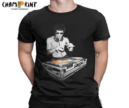 Men039s Tshirts Bruce Lee Martial Art T Shirts 100 Bawełna Unikalna załoga szyja DJ smok Brusli Karate koszulka odzież grafika1540984