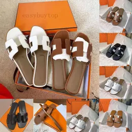 Designer women sandals pantofole vera vetrini in pelle sandieran luxus pantofole spiaggia classico marca sandalo piatto sexy estate infrasoli flops donna scarpe da esterno