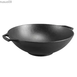 Pans Lodge Cast Iron przyprawione 14 Wok Usal2403