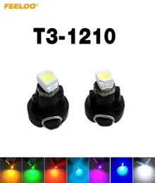 FELE 10PCS DC12V T3 12103528 CHIP 1 LIGLE DA PAINEL DE PAINEL DE PAINEL DE LUZ DE CARRO DE CARRO BULBAS LED LUDLS 7COLOR 44481515387