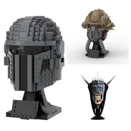 Bausteine Modular Helm schrecklich erwachsene Spielzeug Superstars DIY Allgemeine Anime -Figuren Charakter Helm Block Minifigs Modell Build Kit Spielzeug Kinder Ornamente Weihnachten