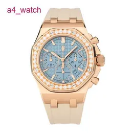 AP Tourbillon Forist Watch 26231OR.ZZ.A085CA.01 Royal Oak 18k Rose Gold Diamond Set Automatic Mechanical Women Watch