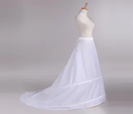 Salia de casamento branca Salia de casamento Tapticoats Slip Acessórios de casamento química 2 aros para um vestido de cauda de linha Papticoat Crinoline1124826