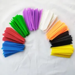 36pcs/lote de flechas de borracha 4 polegadas Fletch Saines de plástico Feathers de arco e flecha para caçar arco -e flecha DIY