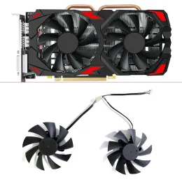 Soğutma Yeni 2pcs Soğutma Fanı 85mm 4pin GA92S2H RX580 SHELI 51RISC Serisi Kartları için GPU FAN RX580 Displayport Placa De Video Fanları