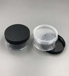 Clear 50g 50 ml Plastikpulver Puff Container Hülle Make -up -Kosmetikglässe Gesicht Pulver Pulver Blusher Speicherbox mit Sifter lids7652303