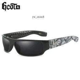 Óculos de sol designers Locs Gcotx Retro Punk Sunglasses Kakino Motorcycle Gangster Style Hip Hop Costa oeste Óculos de sol polarizados 7827