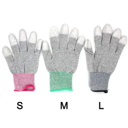 ESD Safe Pu Anti Static Gloves Antistatic Non-Slip Industrial Working PC Computer Gloves Physical Electrostatic Borttagning Human