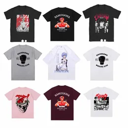 Magliette da uomo Anime Hajime No IPPO Kamogawa Boxing Gym Tees Donne designer di lusso Makunouchi Takamura KGB T-shirt graphic abbigliamento harajuku streetwear