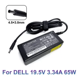 Caricabatterie 19,5 V 3.34a 4,5*3.0mm 65W Caricatore di potenza per alimentazione per laptop per Dell XPS13 9333 9344 Inspiron 15 5558 3558 3551 3552 5551 Vostro15