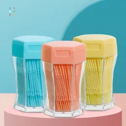 200pcs/set Double-Headed Flosser Toothpicks Interdental Brush Oral Cleaning Gum Hygiene Teeth Care Sticks Disposable