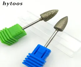 أدوات فن الأظافر أدوات الأظافر تدوينات الحفر البتات Hytoos Big Diamond Nail Drill Bit 332 quot 3 bitic pedicure bits rotary burr1356744