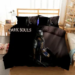 3D Printed Dark Souls Seled Set Cevet Covers Pillowcases Comforter Bedding Set Set Bedlothes Textile Home n24