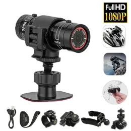 Kameror F9 Action Camera HD 1080p är lämplig för cyklar, motorcykelhjälmar, utomhussport, DV -videor, DVR: er, inspelare, takografer,
