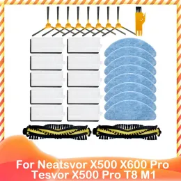 Für Neatsvor X500 Tesvor X500 Pro T8 M1 HEPA -Filter Mop -Stoff Hauptseitenpinsel Roboterreinerer Zubehör Ersatz