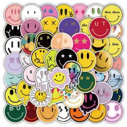 Smiley Face Stickers 50/100PCS of Colorful Fun New Design -Waterproof and Durable - Great for Rewards, Gifts and Personalization