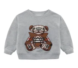 Bebek Erkek Kazak Ayı Güzel Sonbahar Giysileri Pamuklu Bebek Kızlar Toddler Sweatshirt Çocuklar İçin 2-7 Yıl 3528358