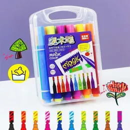 Il disegno scolastico degli uffici per studenti può cambiare colore Magic Highlighters Color Float Pen