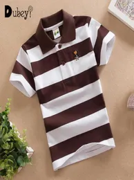 White Striped Polo Shirts Boys Girls Cotton Summer Casual Kids Tops Teen Brand Tshirt Breathable Soft 2105292278810