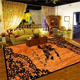 المفروشات المنزلية مصمم السجاد الشهير Floor Floor Fashion Roathetic Bedroom Playroom Floor Floor Popular Decor