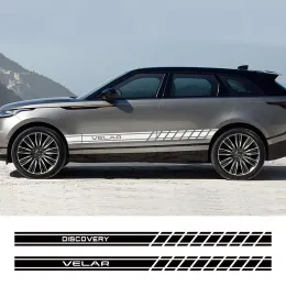 Para Land Rover Discovery 3 4 2 Freelander Evoque Velar Autogiografia SVR Acessórios Automóveis 2pcs Salia lateral da porta do carro