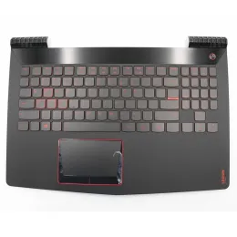 Kort Nytt för Lenovo Legion Y52015 Y52015IKBM PALMREST TouchPad Cover Tangentbord oss ​​svart med bakgrundsbelyst