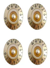 4 pezzi Volume Volume Tone Control Knobs per Les Paul LP Electric Guitar Golden8892620