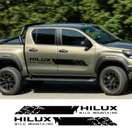 Pickup drzwi boczne Paski Naklejka do Toyota Hilux Vigo Revo Truck Wild Mountains Winylowe dekoracje dekora