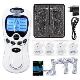 Electrodo TENS acupuntura terapia elétrica Massager com massageador de peges de peges de pegador de tape
