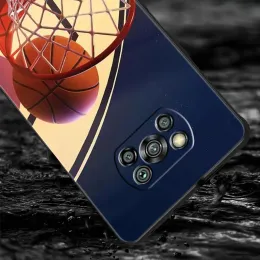 Basketball -Basketnummer Telefonkoffer für Xiaomi Mi POCO X3 NFC M3 F4 F3 M4 X4 5G Hinweis 10 12 Lite 11 11T 10T 13 12T Pro 9T Cover