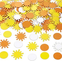 Party Decoration Boho Sun Confetti Table Decor Here Comes The Son Baby Shower First Trip Around Paper Craft Embellishments