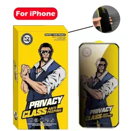 1-4pcs Gorilla Privacy Screen Protector für iPhone 14 13 11 12 Pro Max Anti-Spy Protective Glass für iPhone 15 Pro X XR XS Max