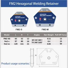 Posicionador de soldagem Os titulares de soldagem magnética ângulo de solda seta ímã de solda Fixer Ferrite Holding Auxiliar Localizador