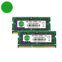 Rams Ldynpack von 50 Einheiten 8 GB, 4 GB, DDR3, 1600 MHz, 1333 MHz, Sodimm, DDR3L RAM -Speicher, 1,5 V, 1,35 V, für Laptop -Notizbuch