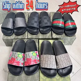 Tasarımcı Sandalet Paris Yeni Tiger Tazz Terlik Kauçuk Sandale Deri Loafers Plaj Sandalet Çiçek Brocade Kadın Erkekler Serim Düz Dipler Flip Flops Moda Çizgili