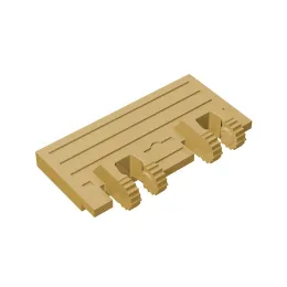 1pc MOC Детали 92092 Петлевые ворота поезда 2 x 4 Совместимые кирпичные кирпики