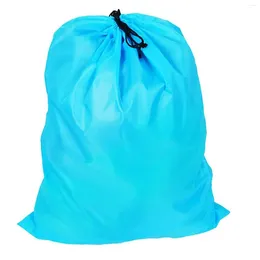 Wäscherei Taschen Dirty Bag 37x47,2 Zoll Polyester Übergroße Schwere mit dem Kordelstring Black Closet Big Storage