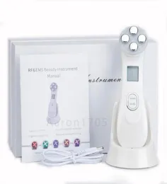 얼굴 피부 EMS mesotherapy electroporation RF 무선 주파수 얼굴 LED 폰 스킨 케어 장치 얼굴 리프트 조임 미용 기계 9416333