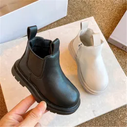 Boots Kids Fashion Boots Girls Chelsea Boots с Zip Boys Snow Booth