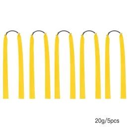 Slingshot Ersatzband Set 5pcs Flat Catapult Elastic Bungee für Outdoor Dschungel