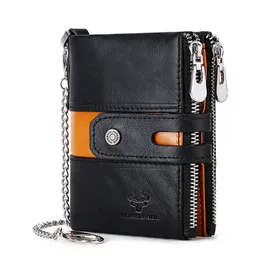 Luxury Card Holder Wallet Designer Wallet Men Casual Mens Wallet Coin Wallet RFID Antitheft Cash bag Leather Multi Functional Zipper Retro Mad Horse Cowhide