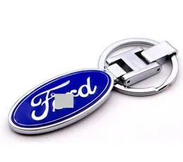 10pcs 3D Car Logo Key FOB CAR -CARKIAN CEYYRING KEYRING BEAW BEAK RING FORD AUTO Accessories9994734