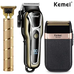 Trimmare Kemei Clipper Electric Hair Trimmer For Men Electric Shaver Professional Men's Hair Cutting Machine Wireless Barber Trimmer