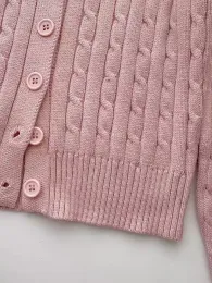 Chic Pink O-Neck cardigan clothes for Women - Single Chic Pink O-Neck cardigan clothes for Women - Single