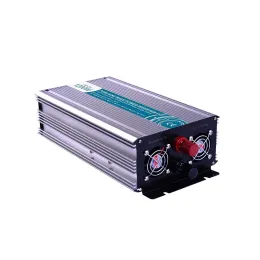 Inversor de onda senoidal pura de 1200W, DC 12V/24V/48V para AC 110V/220V, Off Grid Solar Power Inverter, conversor de tensão para bateria doméstica