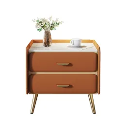 Light luxury Bedside tables modern simple wooden chest of drawers Bedroom Storage locker furniture nightstand decorative cabinet